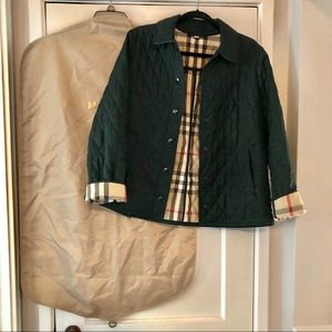 Burberry Quilted Coat with Burberry Coat bag